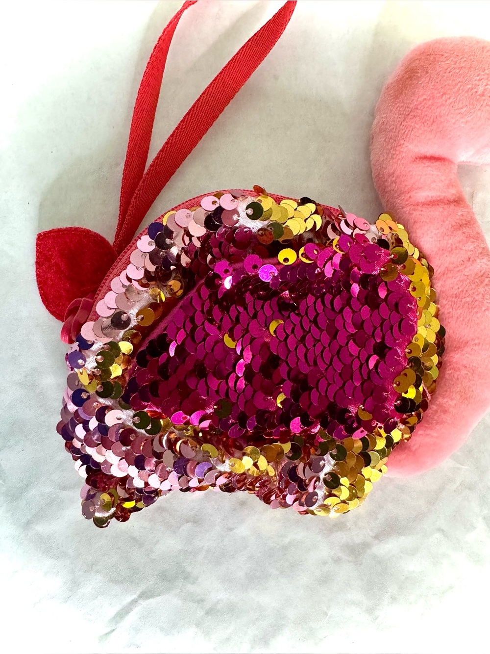 TY Pink Flamingo Change Purse - Picture 11 of 16